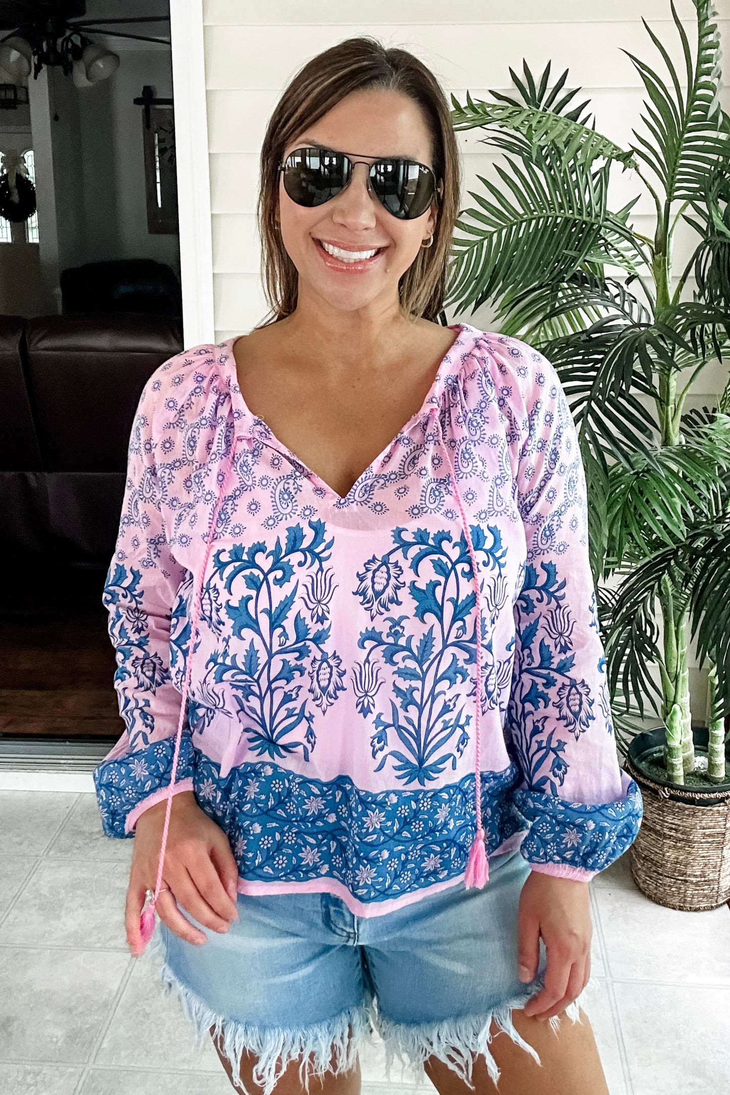 (S) Cynthia Rowley Blouse