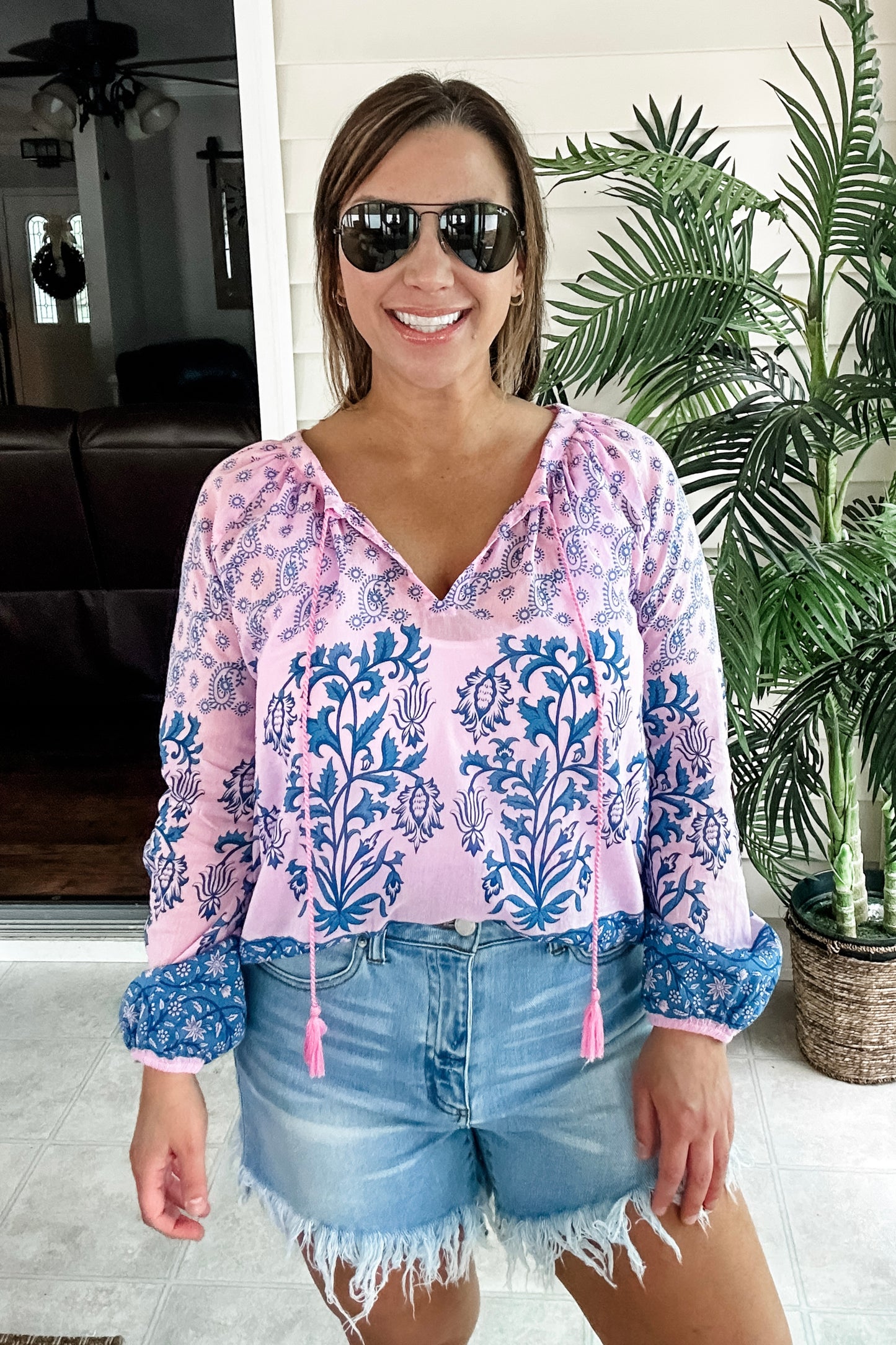 (S) Cynthia Rowley Blouse