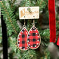 Buffalo Plaid Dangles