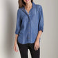 (L) Bella Dahl Chambray Button Up