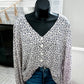 (L) Loft Floral Blouse