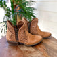 (8.5) Circle G Cutout Shortie Bootie