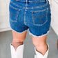 (XL) Judy Blue Denim Shorts