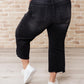 JB High Rise Button Fly Wide Leg Crop Jeans