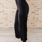JB High Rise Button Fly Wide Leg Crop Jeans