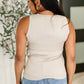 She's Exceptional Ribbed Crew Neck Tank Top