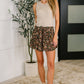 Short Notice Tiered Shorts in Tiny Flower Field