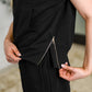 Twenty Four Karat Half Zip Top and Shorts Set