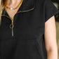 Twenty Four Karat Half Zip Top and Shorts Set